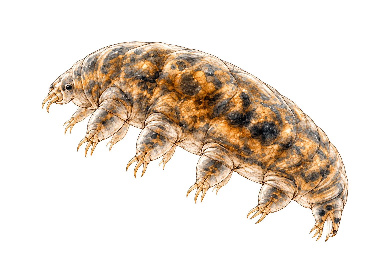Illustration af et bjørnedyr